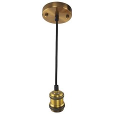 VALGUSTI JUHE PESAGA TESLA E27 OLD BRONZE 1M