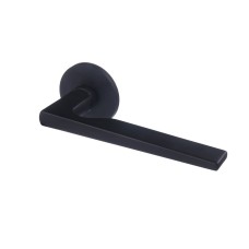 Door handle VAL75 brass/black matte