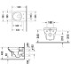 WC POTT DURAVIT No.1 RIMLESS+ISTE V.SULGUV