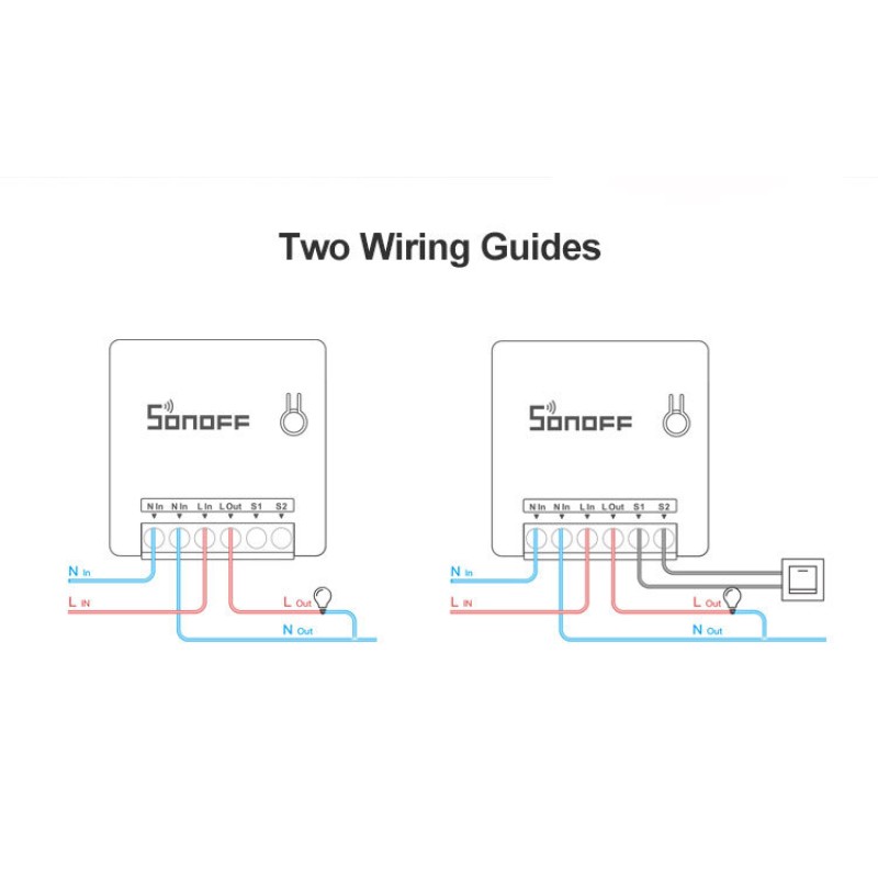 SONOFF MINI NUTIKAS WiFi-LÜLITI 2200W 230V