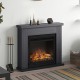 EL.KAMIN FRODE 990X883MM ASH GREY