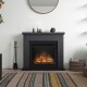 EL.KAMIN FRODE 990X883MM ASH GREY