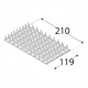 NAIL PLATE  119X210X1,5MM
