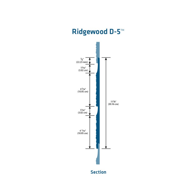 FASSAADILAUD CANEXEL RIDGEWOOD D5 HOR. CEDAR