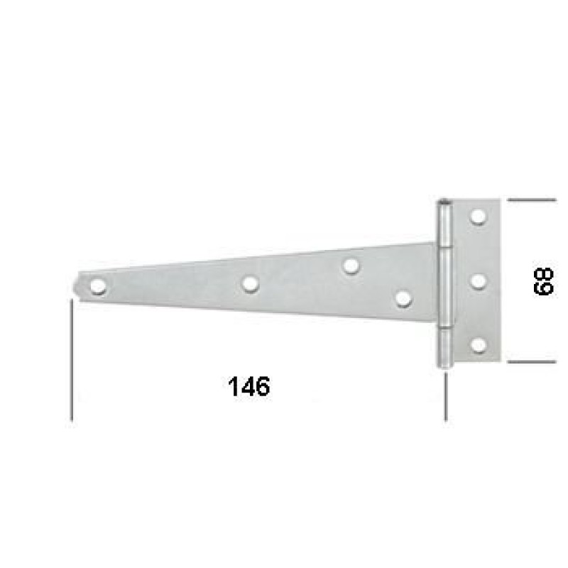 HINGE E  150X72MM T-KUJULINE