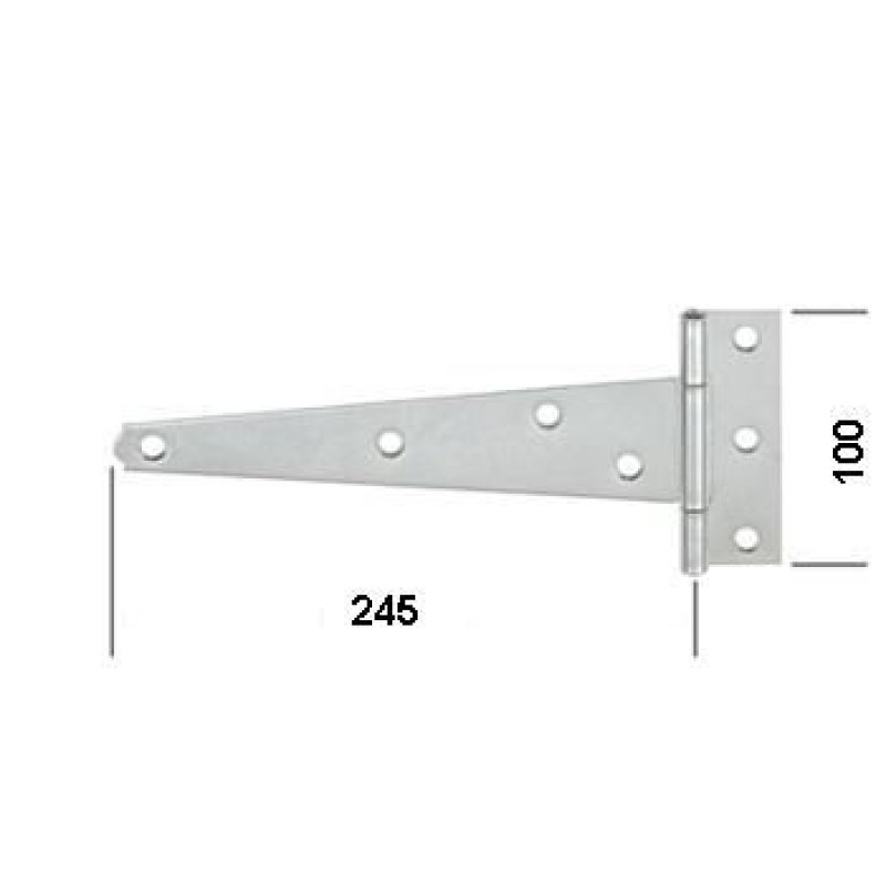 HINGE E  245X100MM T-KUJULINE