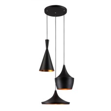 VALGUSTI METAURO/PEDRO RIPP E27 3X60W