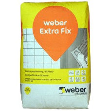 
TILE ADHESIVE  WEBER EXTRA FIX 25kg