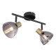Ceiling light GLOBO 54305-2 JAY 2x25W E14 Black/Smoked