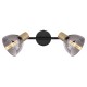 Ceiling light GLOBO 54305-2 JAY 2x25W E14 Black/Smoked