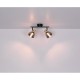 Ceiling light GLOBO 54305-2 JAY 2x25W E14 Black/Smoked
