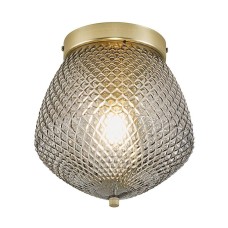 Ceiling light ORBIFORM 40W E27 IP20 Brass/Smoked