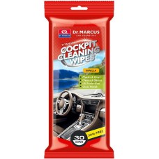 CAR CLEAN. DASHBOARD CLOTHS VANILLA 30 PCS