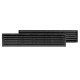 GRILLE VENTILATION  UKSELE 450X90MM MUST VR459M