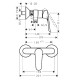  BATHROOM FAUCET HANSGROHE 71602000 LOGIS E CHROME  DUSHI