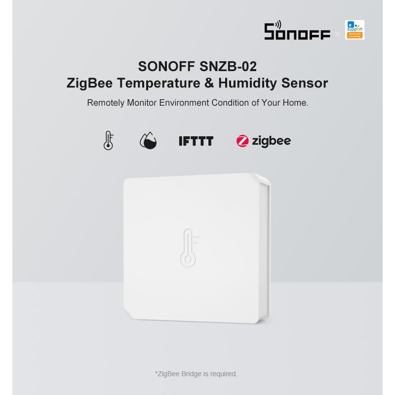 SONOFF SNZB-02 ZIGBEE TEMPERATUURI/NIISKUSE ANDUR