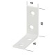 ANGLE BRACKET  40X15X2MM White