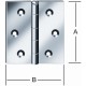 BUTT HINGE  80X80MM