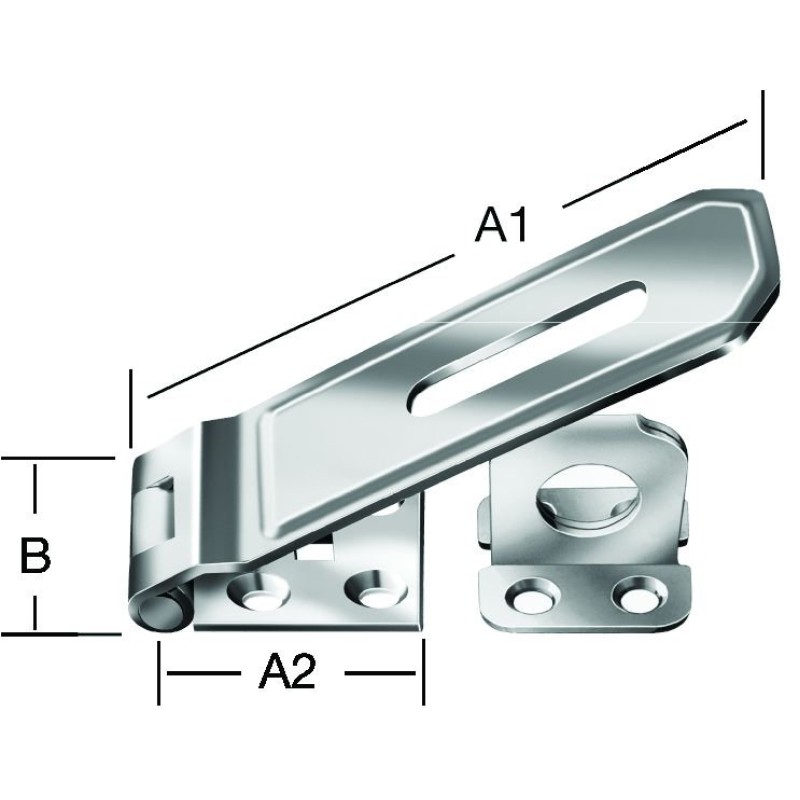 HASP LOCK  140+60X50MM