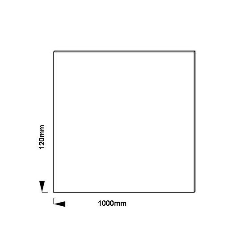 LEHT 12X100CM SILE AL. 37000