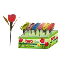 VALGUSTI SOLAR LED TULP 5,5X5,5X30,5CM