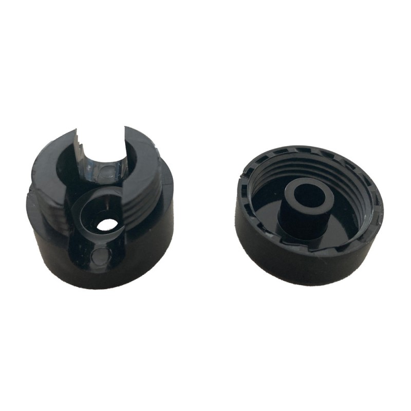 ISOLAATOR ÜMARKAABLILE PLASTIKUST BLACK/ 5TK