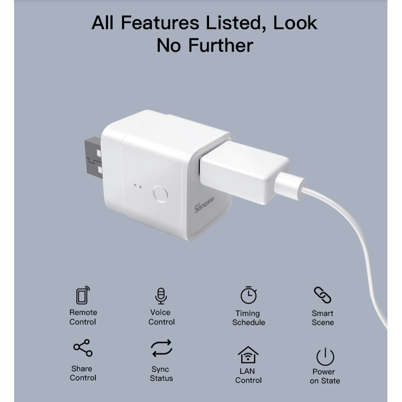 SONOFF MICRO WIRELESS USB SMART ADAPTER