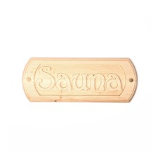 Sauna-ovikyltti 30x12 cm puusta
