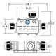  JUNCTION BOX  SOLIGHT MAX 2,5mm2 IP68 VEEKINDEL