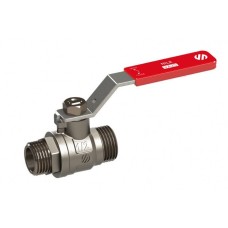 1/2" male-to-male ball valve, long handle