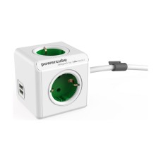 P.PESA PowerCube USB, JUHTMEGA GREEN