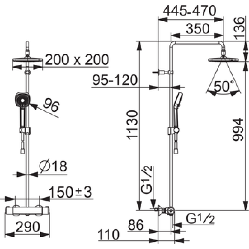 SWOWER MIXER ORAS 7403U NOVA TERMOST.KAND.PEADUŠIG
