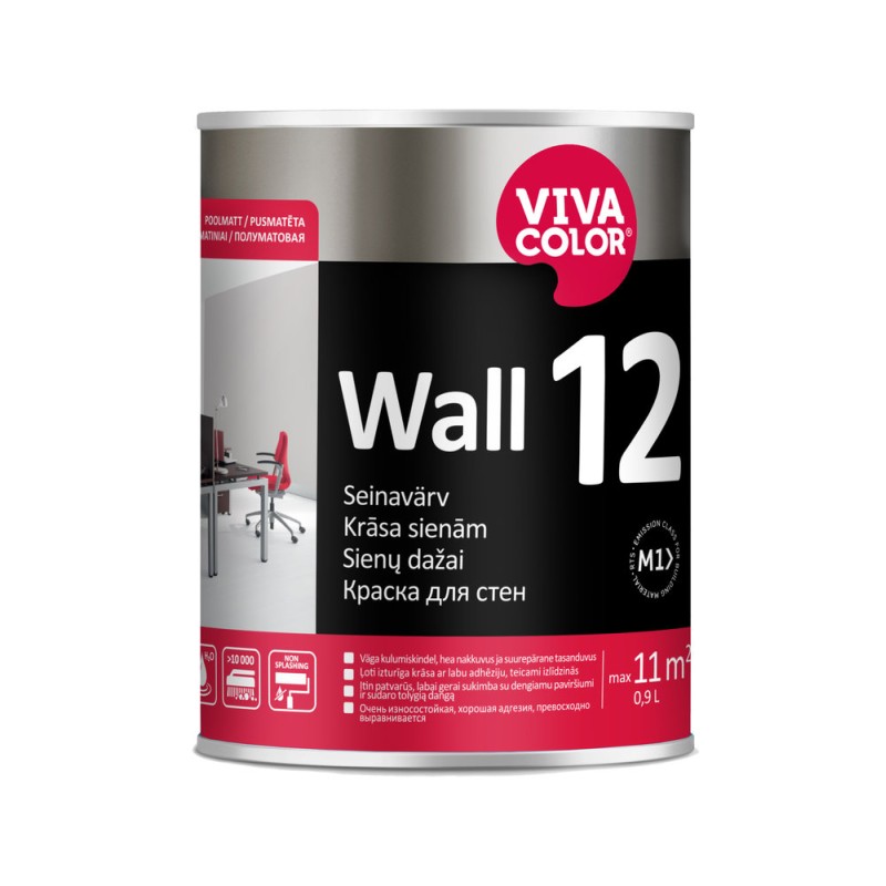 SEINAVÄRV VIVACOLOR WALL 12 A 0,9L