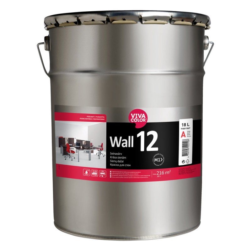 SEINAVÄRV VIVACOLOR WALL 12 A 18L