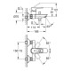  BATHROOM FAUCET GROHE START LOOP 23355001  CHROME 