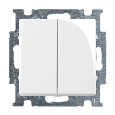 LIGHT SWITCH  BASIC 2-NE VEKSEL VALGE