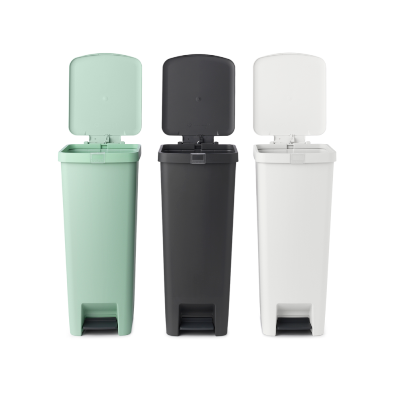 GARBAGE BIN BRABANTIA 40L STEP UP GRAY
