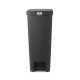 GARBAGE BIN BRABANTIA 40L STEP UP DARK GRAY