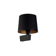 Настенный светильник CHILLIN 40W E27 черный/золотой