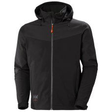 JACKET HH OXFORD SOFTSHELL KAPUUTSIGA BLACK L