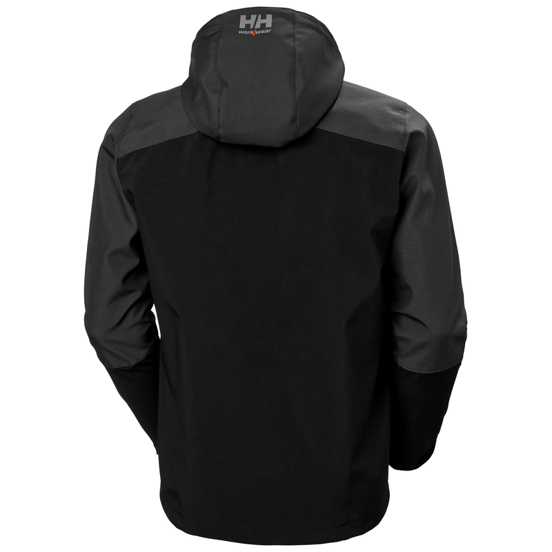 JACKET HH OXFORD SOFTSHELL KAPUUTSIGA BLACK 2XL