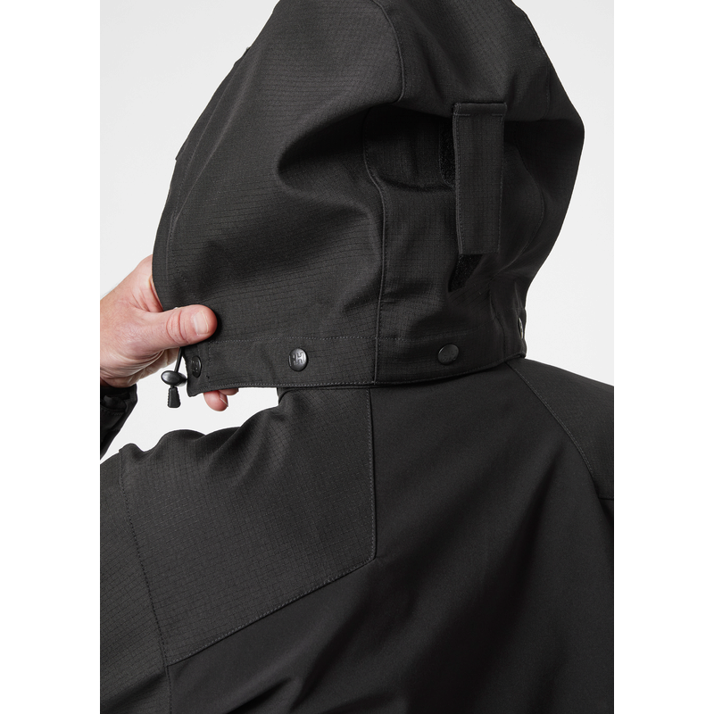 JACKET HH OXFORD SOFTSHELL KAPUUTSIGA BLACK 2XL