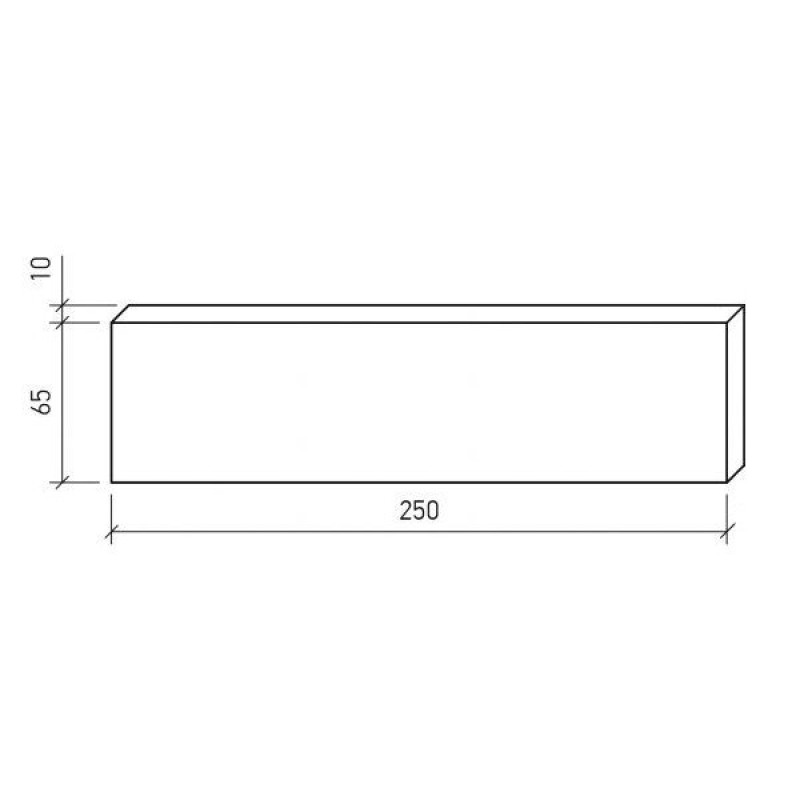 TELLISE PLAAT LIBRA 250X10X65/30TK