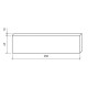 TELLISE PLAAT LIBRA 250X10X65/30TK