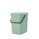 PRÜGIKAST BRABANTIA 25L SORT&GO JADE GREEN