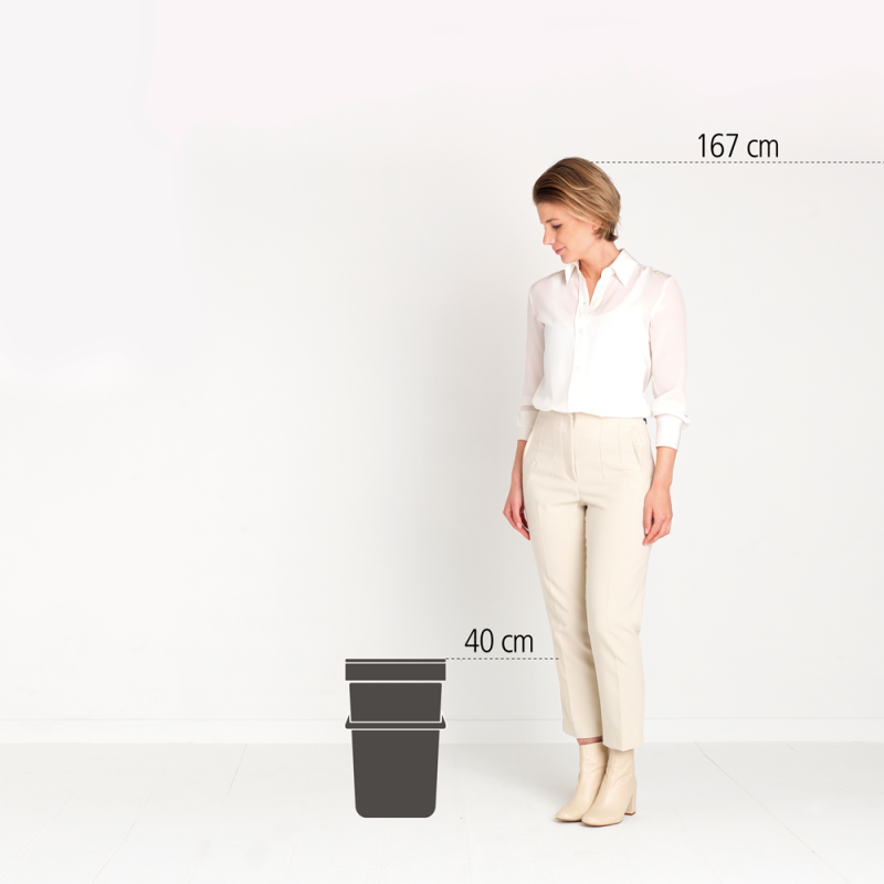 PRÜGIKAST BRABANTIA 25L SORT&GO JADE GREEN