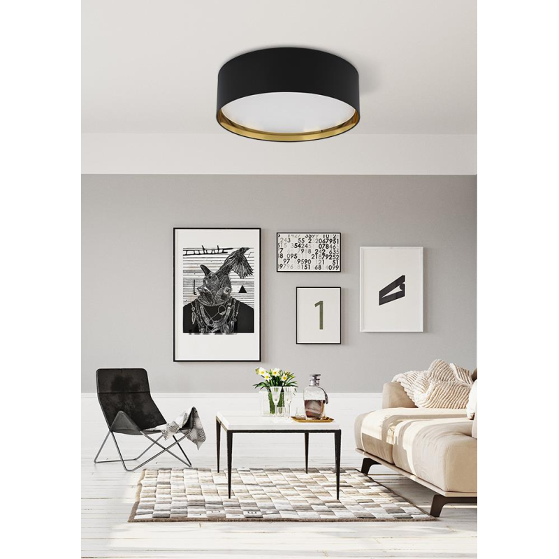VALGUSTI BILBAO Ø45CM 4X15W E27 BEEŽ