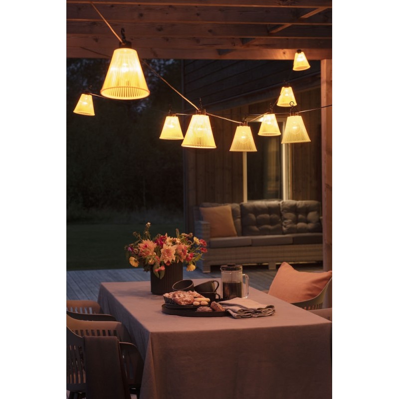 VALGUSKETT ADD BULBS 10 IP44 LED MUST