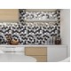 WALL PANEL GREY HEXAGONS 28X28,8 LIIMIGA