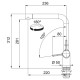 Kitchen Faucet FRANKE ACTIVE L MATT MUST